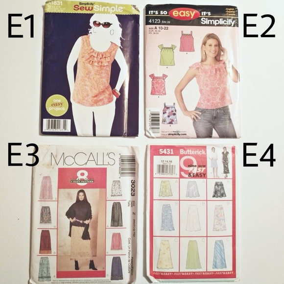 4/$15 🌻 |👗 Vintage Sewing Patterns🧣 - Picture 6 of 6